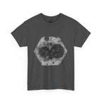 Hex Moon Graphic Tee Design Hex27 — Distressed Space Cheese Vintage Astronomy T-Shirt