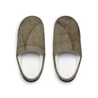 Men's Cozy Brown Indoor Slippers — Soft Slip-On House Shoes