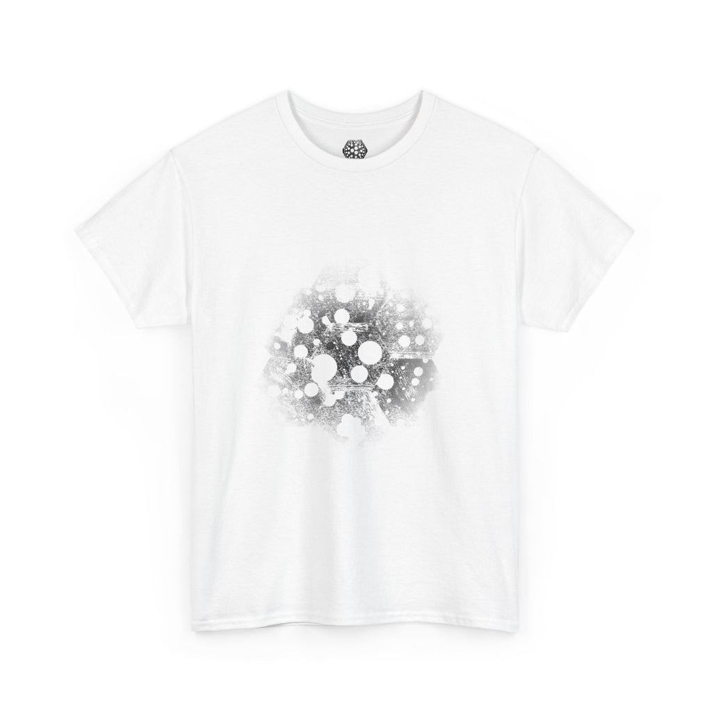 Hex Moon Graphic Tee Design Hex31 — Distressed Space Cheese Vintage Astronomy T-Shirt