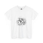 Hex Moon Graphic Tee Design Hex31 — Distressed Space Cheese Vintage Astronomy T-Shirt