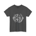 Hex Moon Graphic Tee — Distressed Space Cheese Vintage Astronomy T-Shirt