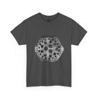 Hex Moon Graphic Tee Design Hex17 — Distressed Space Cheese Vintage Astronomy T-Shirt