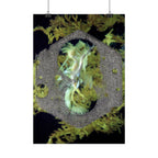 Abstract Hex Ring Poster | Vertical Art Print