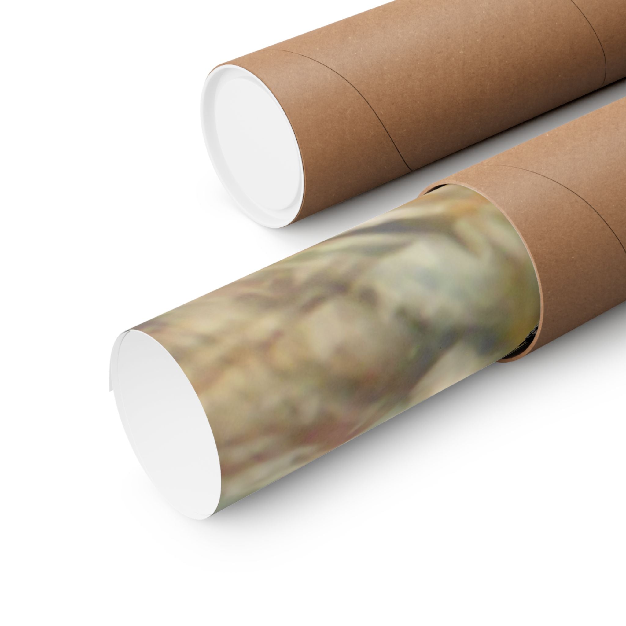 Abstract Cosmic Hex Matte Poster — Planetary Dots Wall Art