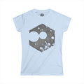 Women's Tee — Abstract Hexagon Moon Graphic T-Shirt