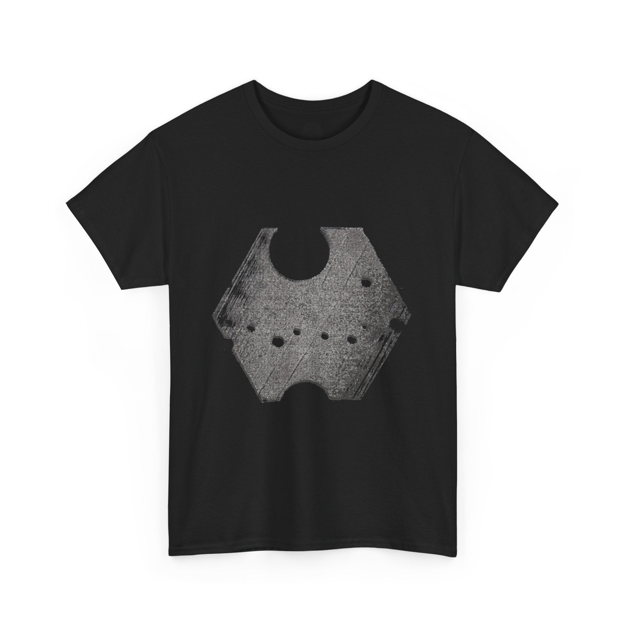 Hexagon Circles Graphic Tee — Digital Manual Print Art