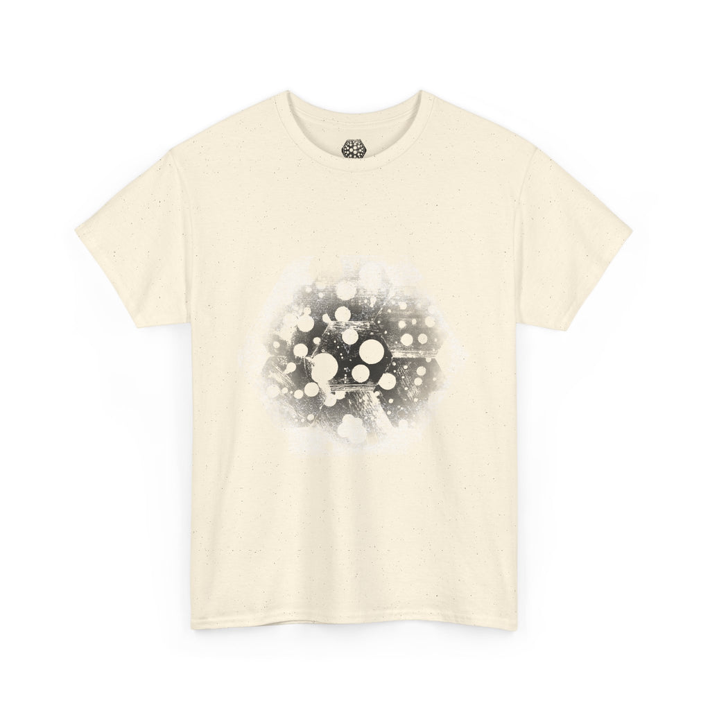 Hex Moon Graphic Tee Design Hex27 — Distressed Space Cheese Vintage Astronomy T-Shirt