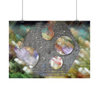 Abstracte geometrische gatenposter | Horizontale poster | Moderne textuur muurdecoratie 