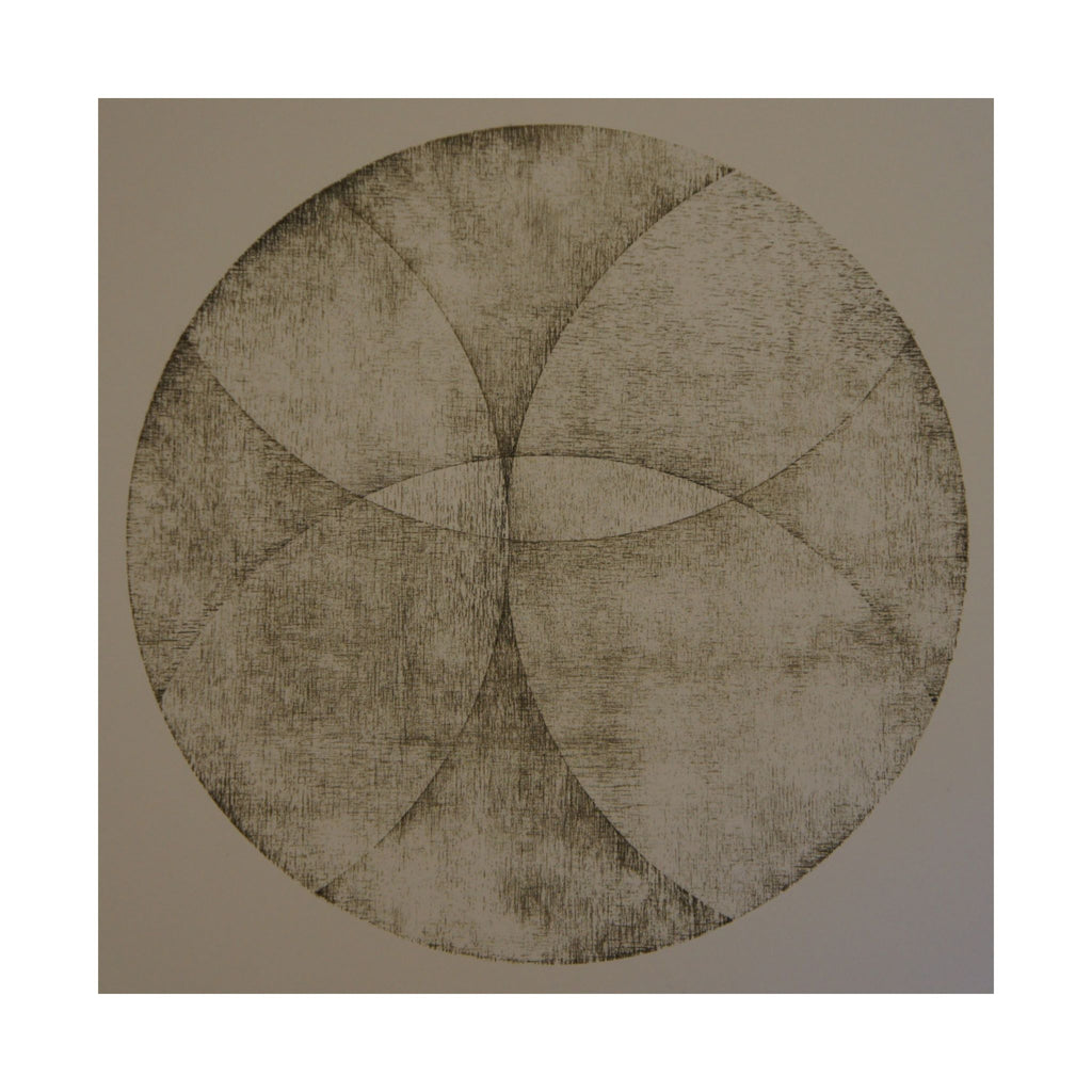 Abstract Earth Tone Circle Art Poster — Minimalist Geometric Wall Print