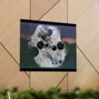 Abstract Cosmic Matte Poster — Surreal Moon Phases Wall Art