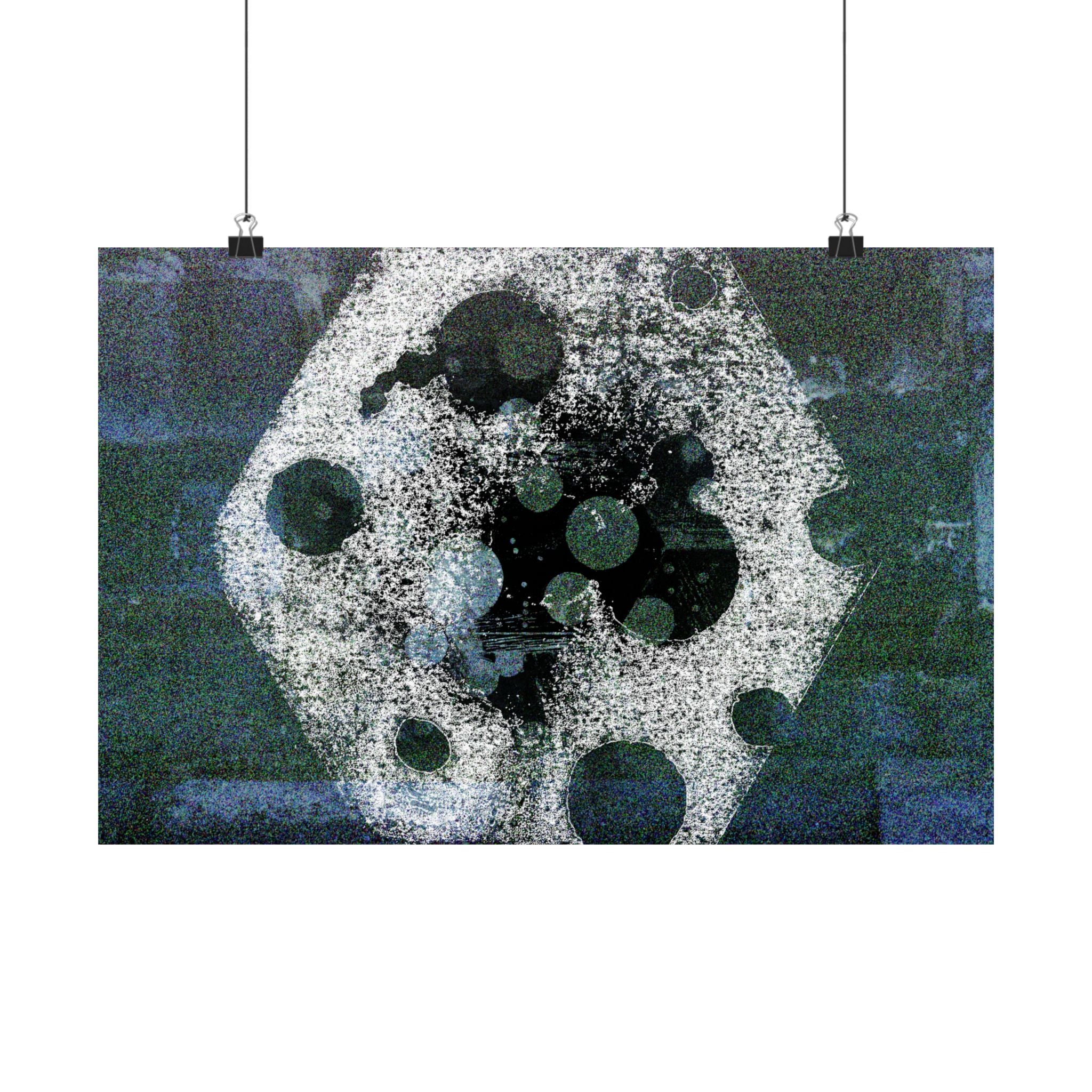 Abstract Cosmic Poster — Matte Horizontal Art Print