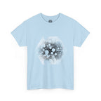Hex Moon Graphic Tee Design Hex30 — Distressed Space Cheese Vintage Astronomy T-Shirt