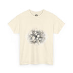 Hex Moon Graphic Tee Design Hex33 — Distressed Space Cheese Vintage Astronomy T-Shirt