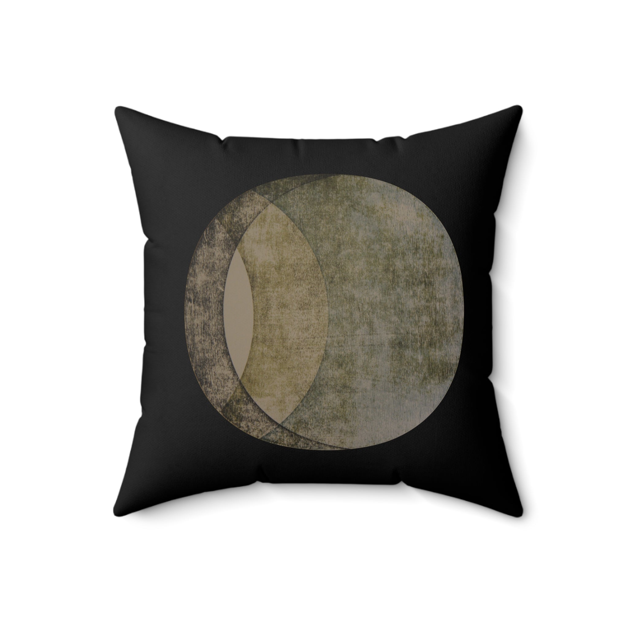 Lunar Phases Decorative Pillow — Minimal Moon Art Throw Pillow