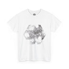 Hex Moon Graphic Tee Design Hex23 — Distressed Space Cheese Vintage Astronomy T-Shirt