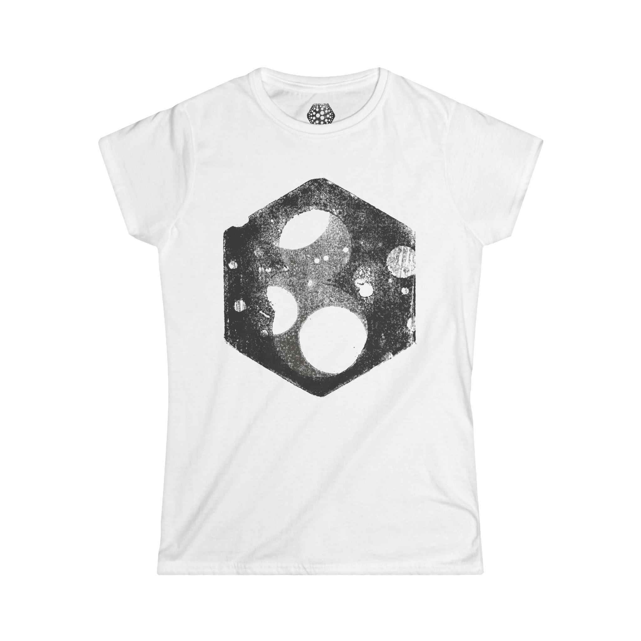 Damesshirt — Hex Dice Maanfasen-afbeelding 