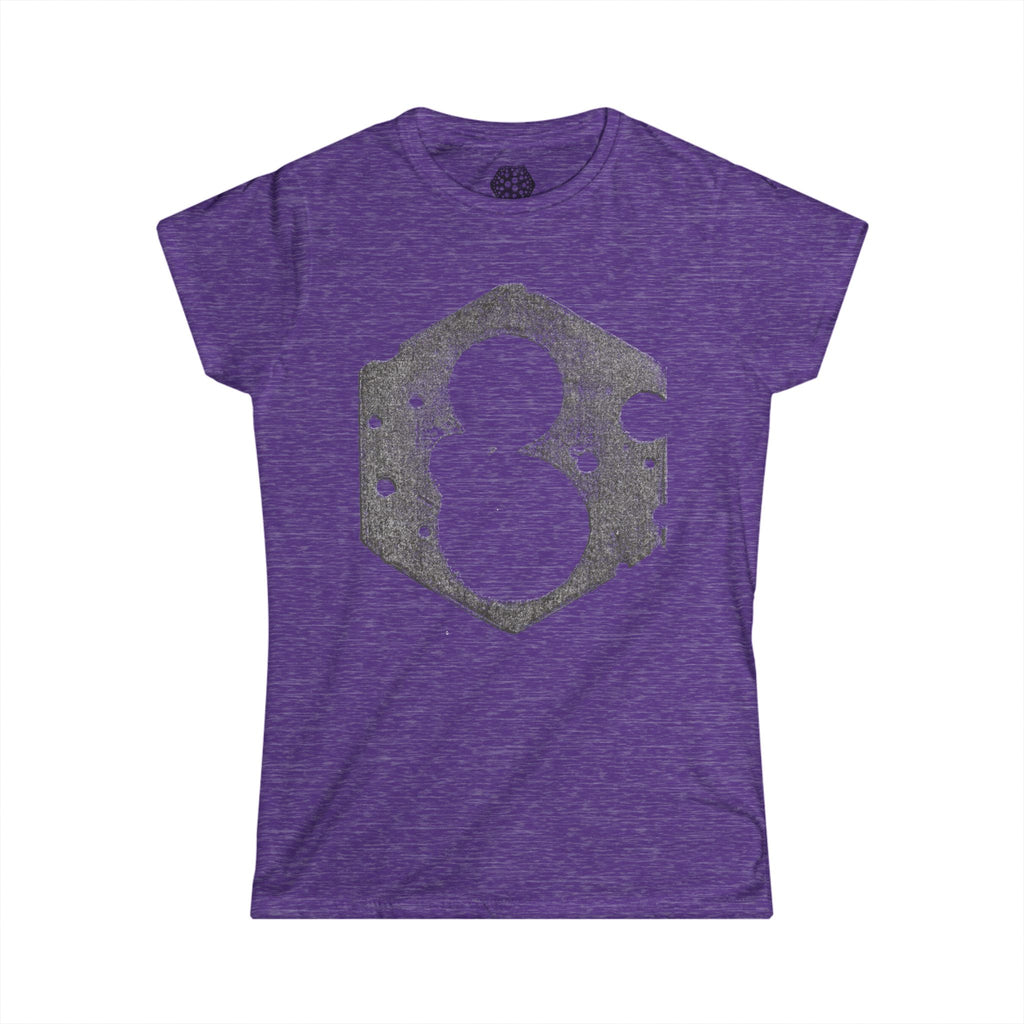Snowman Hexagon Graphic Tee — Women's Winter Holiday Shirt