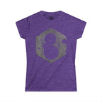 Snowman Hexagon Graphic Tee — Women's Winter Holiday Shirt