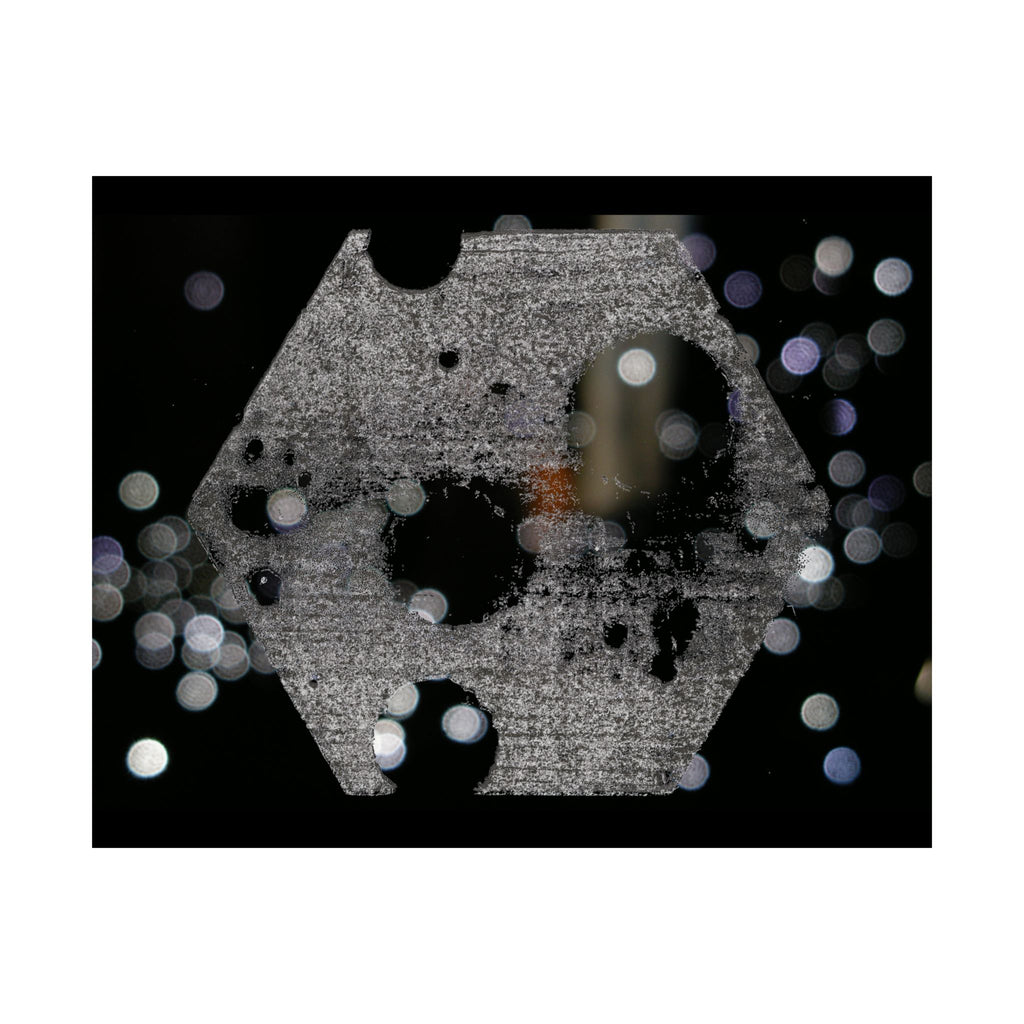Nachtlampjes Abstracte Zeshoek Bokeh Matte Poster 