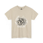 Hex Moon Graphic Tee Design Hex28 — Distressed Space Cheese Vintage Astronomy T-Shirt