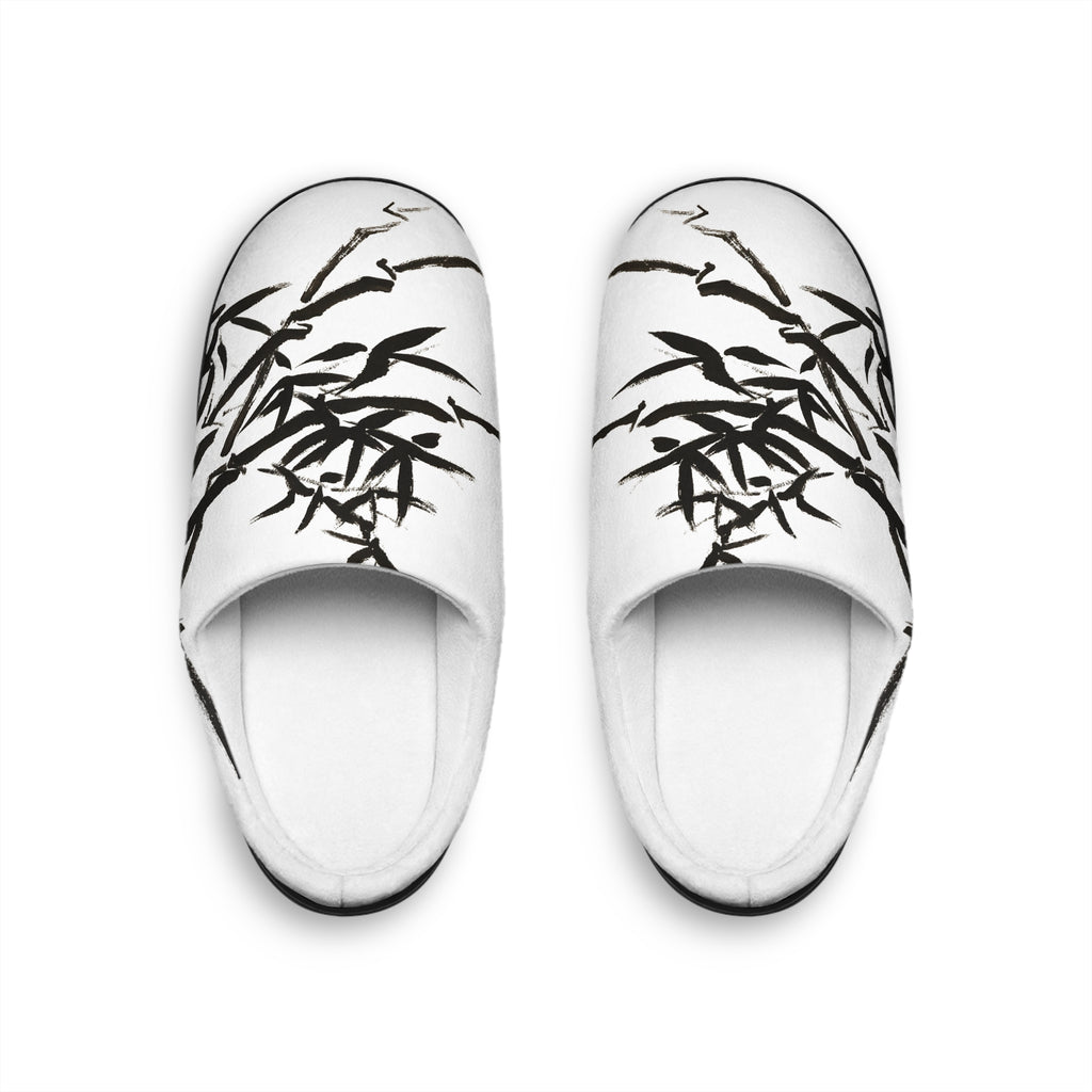 Bamboo Brushstroke Women's Indoor Slippers