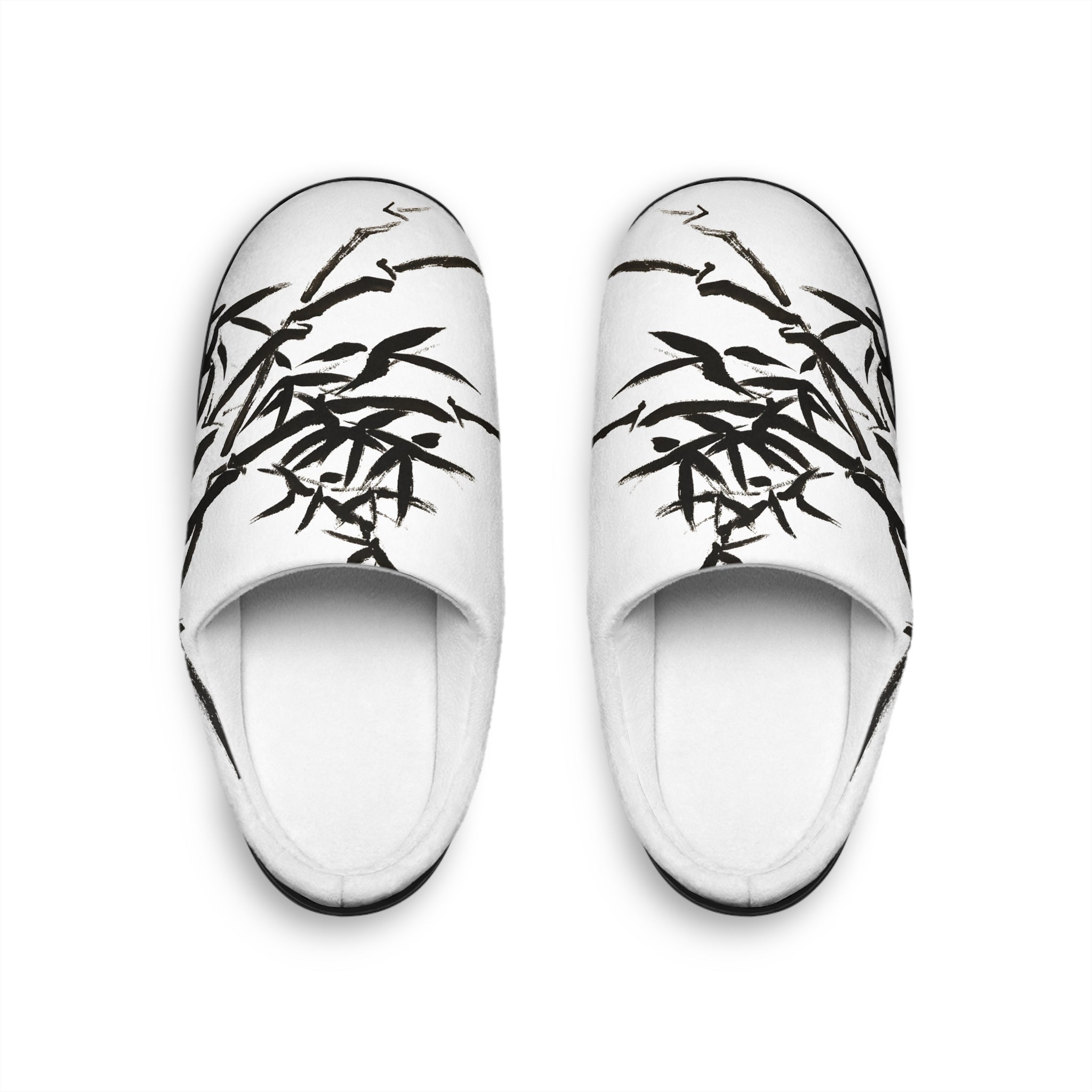 Bamboo Brushstroke Women's Indoor Slippers