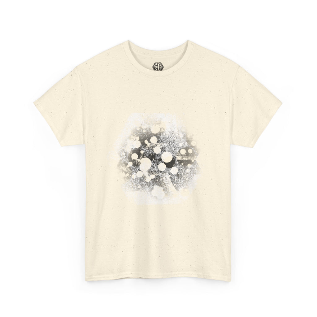 Hex Moon Graphic Tee Design Hex32 — Distressed Space Cheese Vintage Astronomy T-Shirt