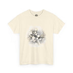 Hex Moon Graphic Tee Design Hex32 — Distressed Space Cheese Vintage Astronomy T-Shirt