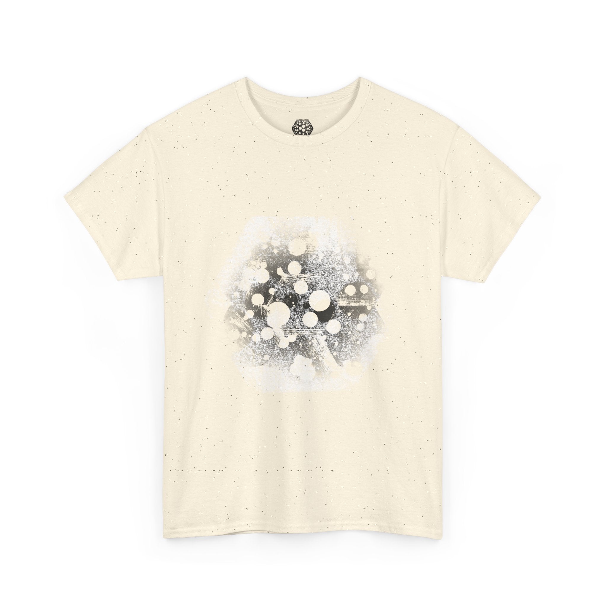 Hex Moon Graphic Tee — Distressed Space Cheese Vintage Astronomy T-Shirt