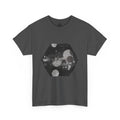 Hex Moon Graphic Tee — Distressed Space Cheese Vintage Astronomy T-Shirt