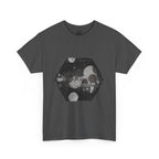 Hex Moon Graphic Tee Design Hex21 — Distressed Space Cheese Vintage Astronomy T-Shirt
