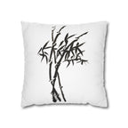 Bamboo Ink Sumi‑Style Square Pillowcase