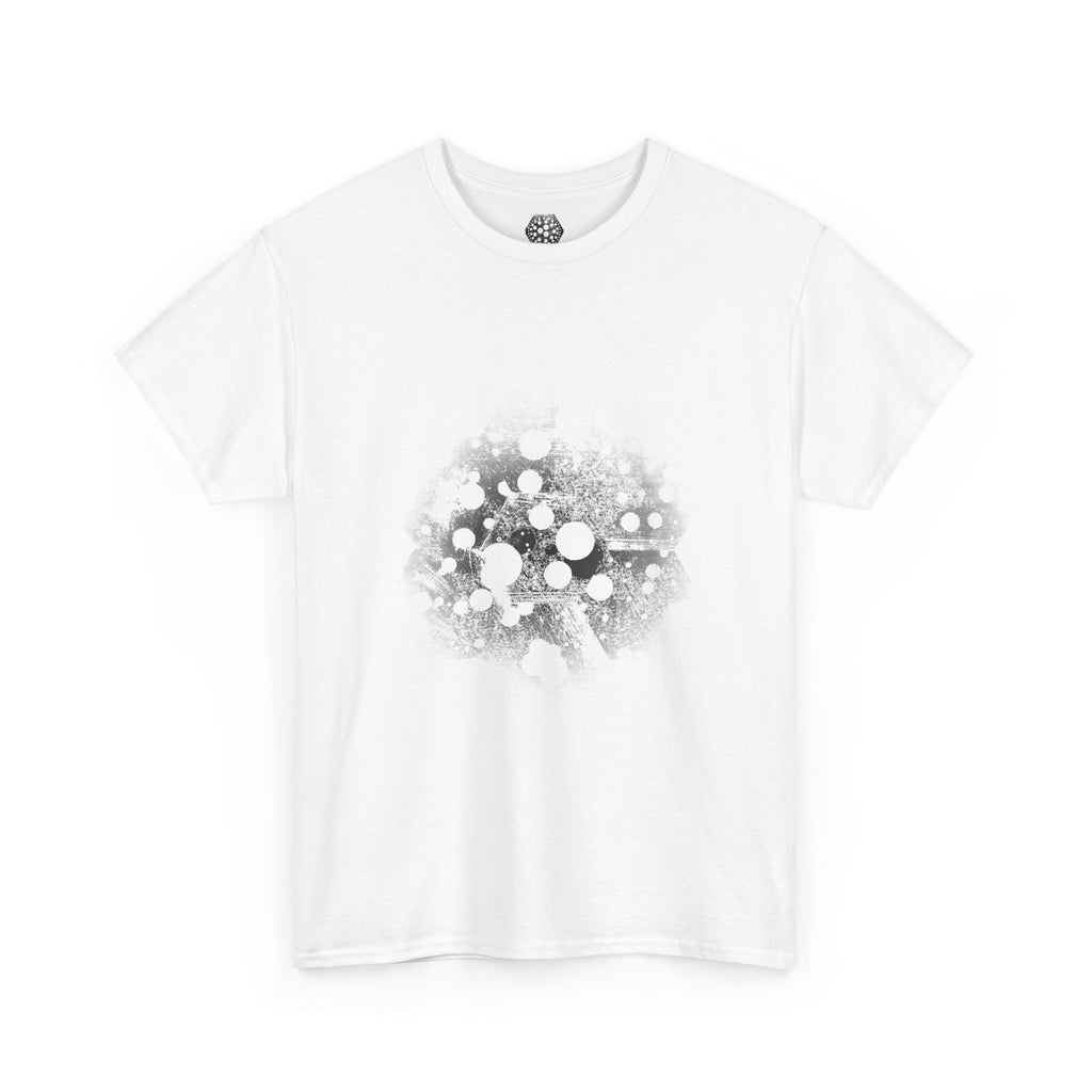 Hex Moon Graphic Tee Design Hex32 — Distressed Space Cheese Vintage Astronomy T-Shirt