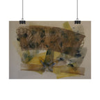 Abstract Botanical Poster — Layered Butterfly Wing Art Print