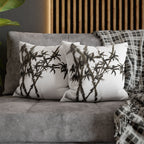 Bamboo Ink Sumi-E Decorative Pillowcase