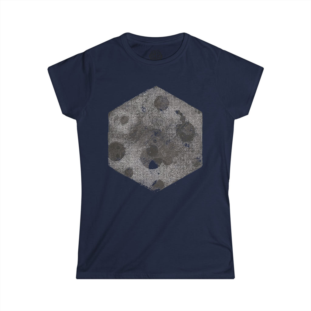 Moon Hex Tee — Vintage Lunar Graphic Women’s T-Shirt