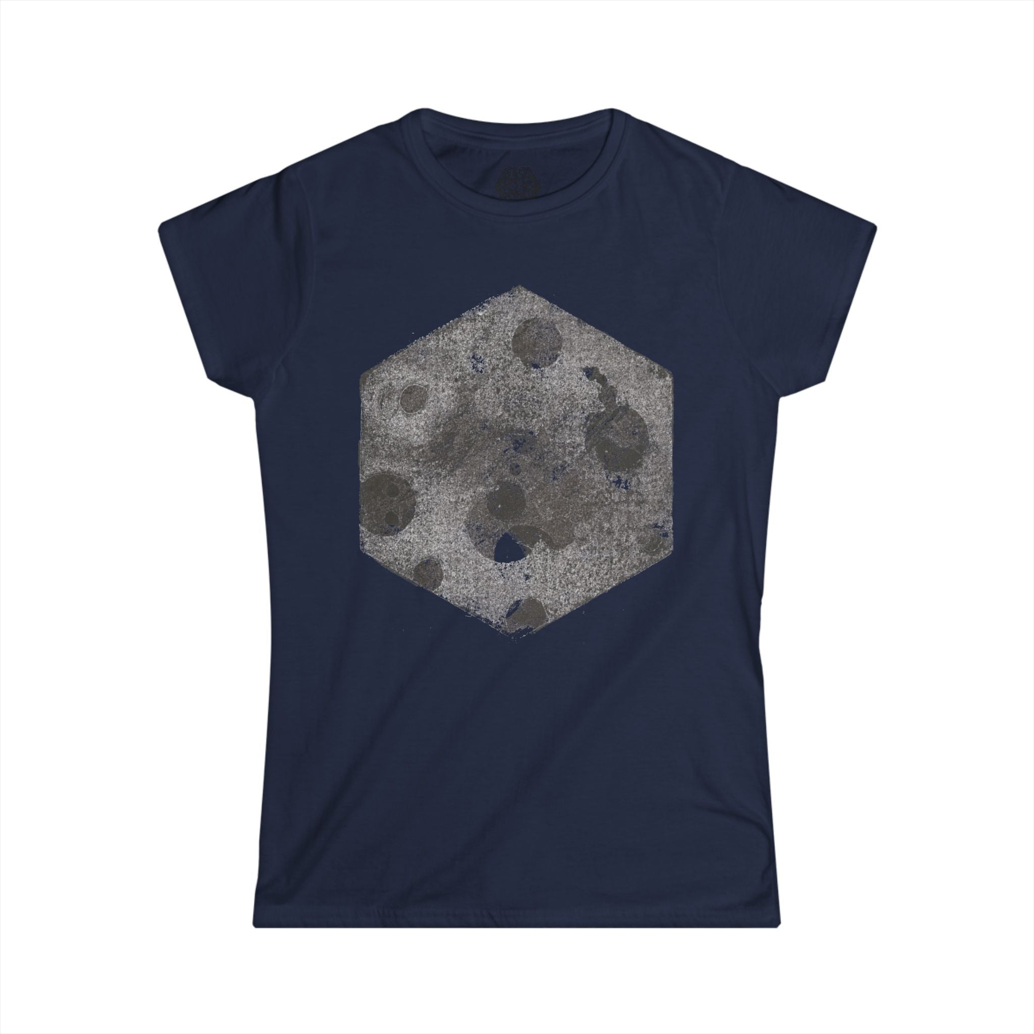 Moon Hex Tee — Vintage T-shirt met maanmotief voor dames 