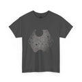 Hexagon Circles Graphic Tee — Digital Manual Print Art