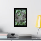 Botanical Moon Poster — Matte Vertical Art Print