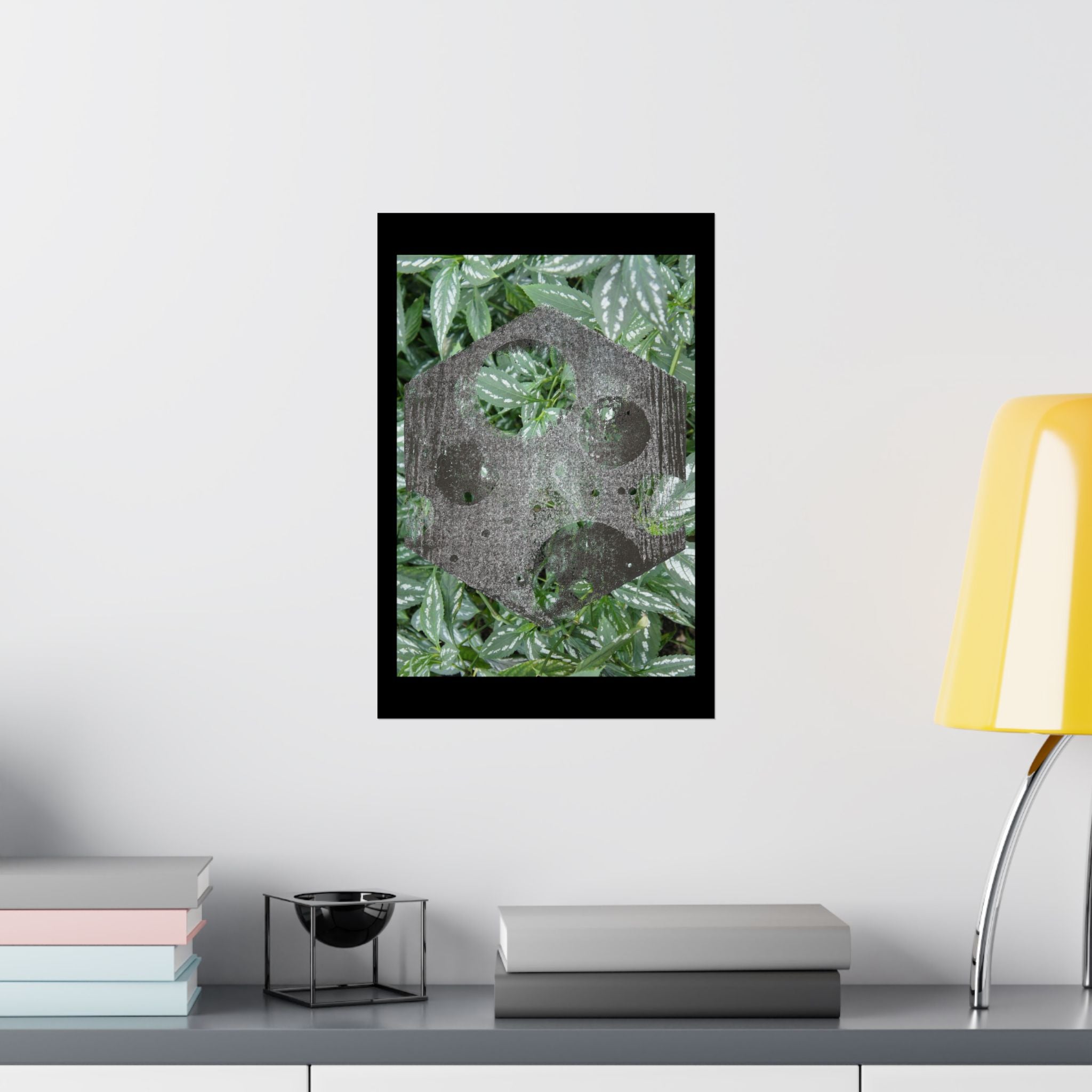 Botanical Moon Poster — Matte Vertical Art Print