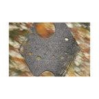 Abstract Geometric Texture Matte Horizontal Poster | Industrial Moon Art