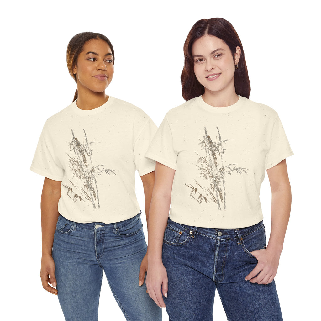 Botanical Meadow Tee — Minimal Wildflower Graphic T-Shirt