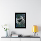 Abstract Moonstone Matte Poster — Vertical Modern Art Print