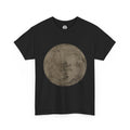 Full Moon Graphic Tee — Minimal Lunar Moonprint T-Shirt