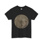 Full Moon Graphic Tee — Minimal Lunar Moonprint T-Shirt