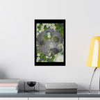 Floral Abstract Matte Poster — Botanical Abstract Art Print (Vertical)