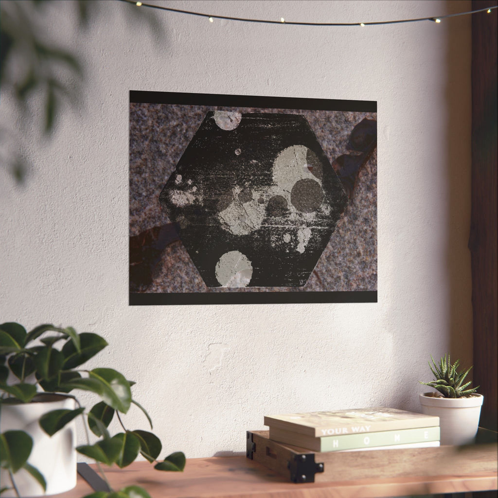 Abstract Geometric Poster — Matte Horizontal Art Print