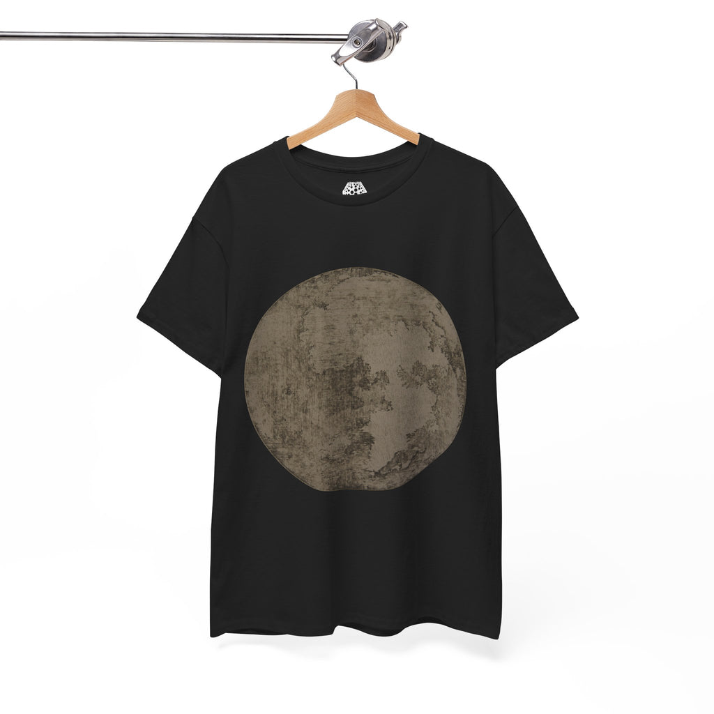 Full Moon Graphic Tee — Minimal Lunar Moonprint T-Shirt