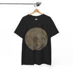 Full Moon Graphic Tee — Minimal Lunar Moonprint T-Shirt