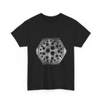 Hex Moon Graphic Tee Design Hex17 — Distressed Space Cheese Vintage Astronomy T-Shirt